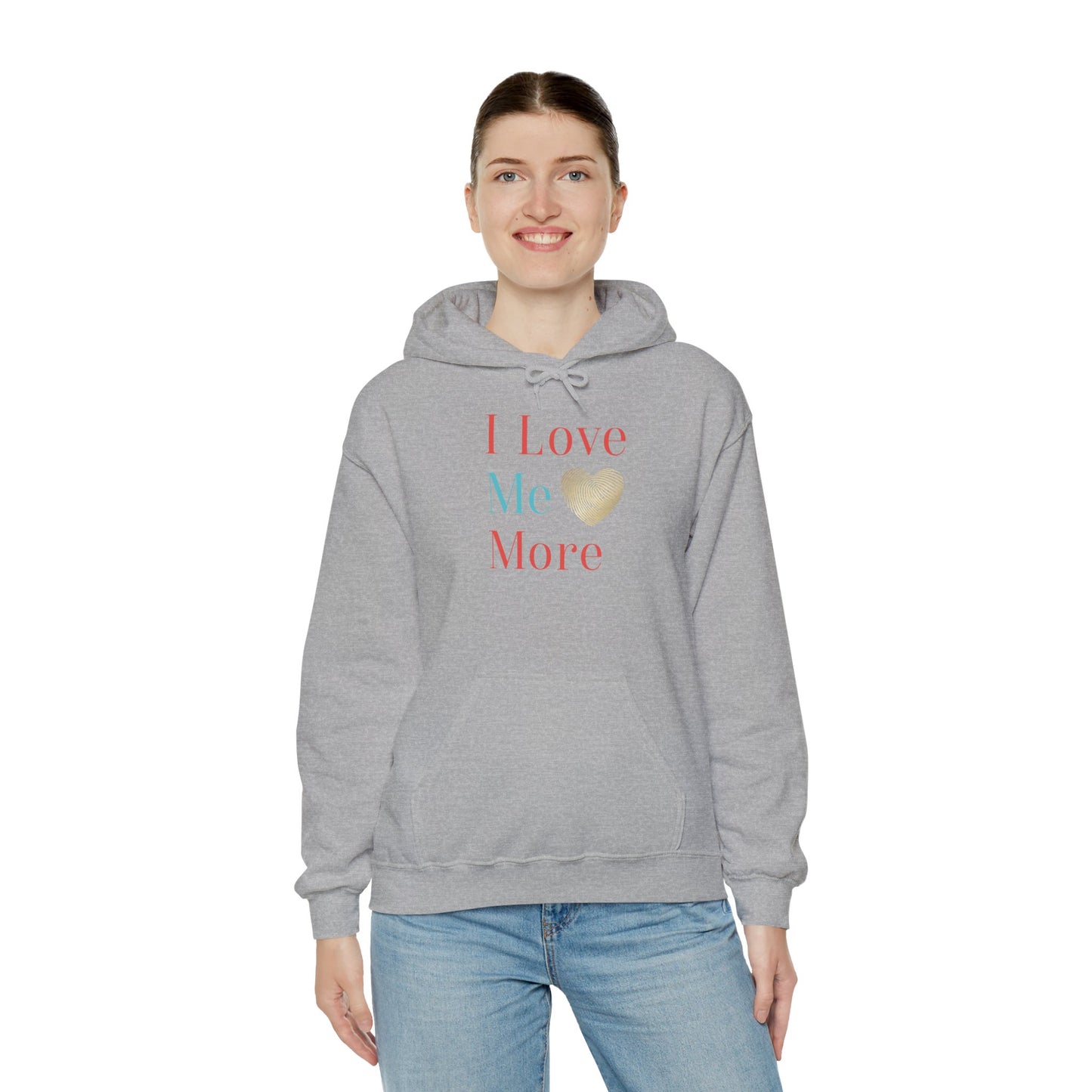 I Love Me More Heavy Blend™ Hooded Sweatshirt