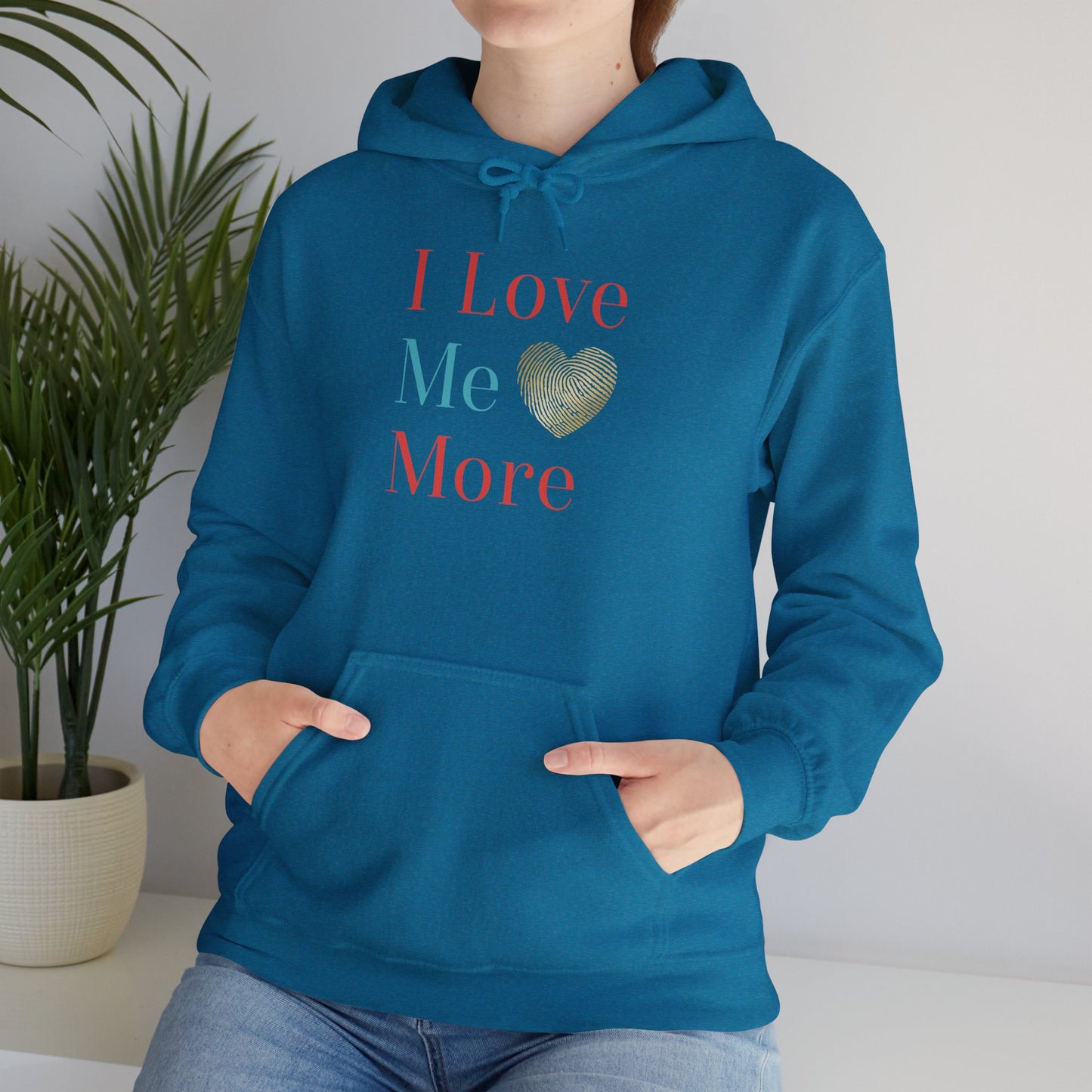 I Love Me More Heavy Blend™ Hooded Sweatshirt