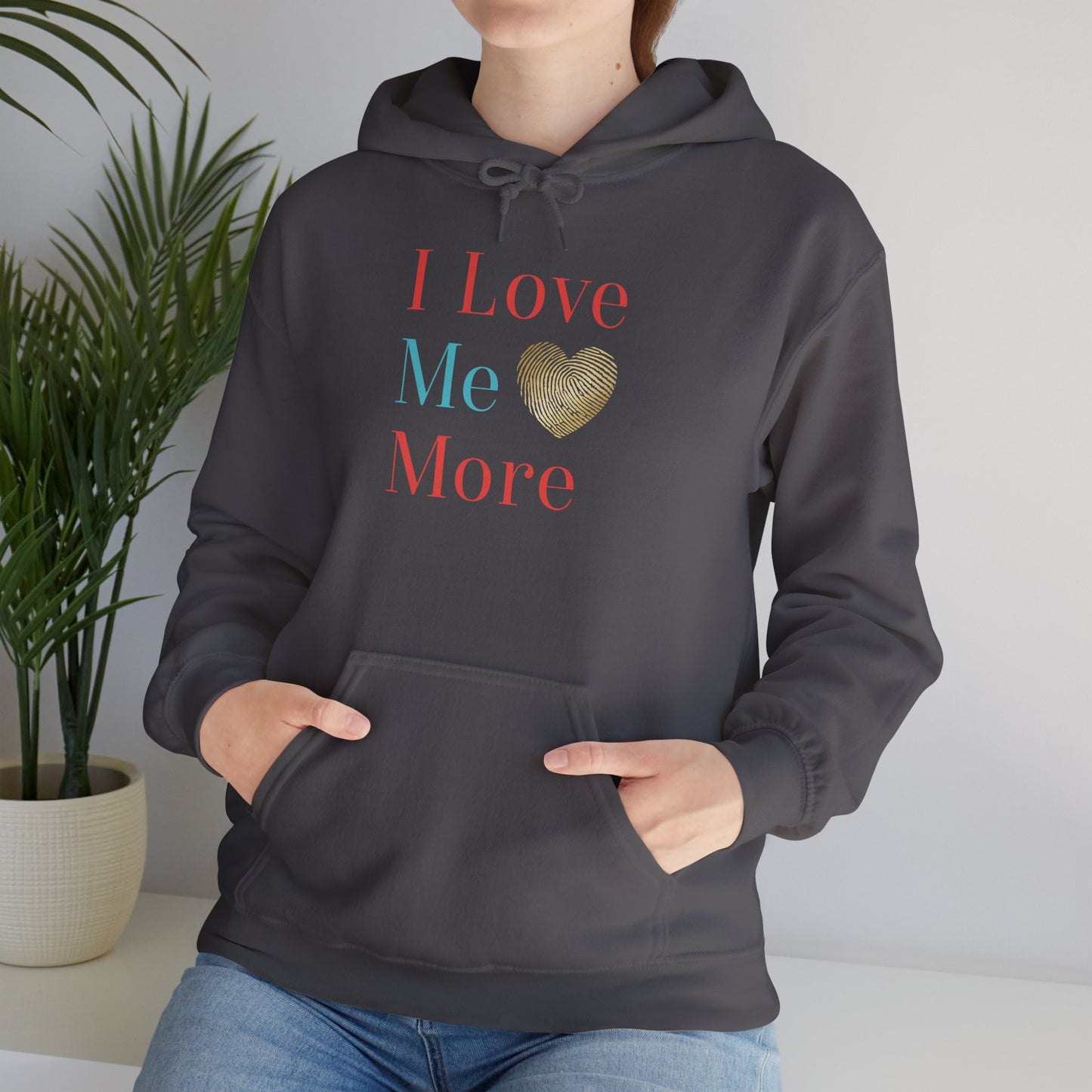 I Love Me More Heavy Blend™ Hooded Sweatshirt